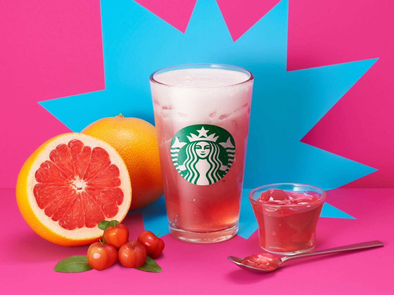 日本星巴克櫻花季_春日限定飲品_振奮人心粉紅水果飲