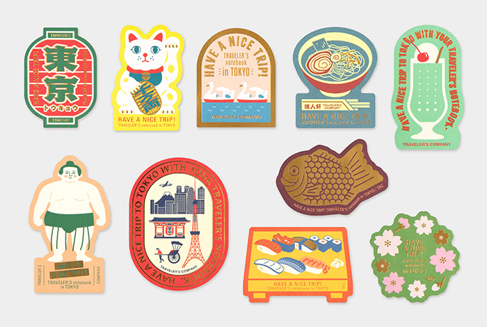 TRAVELER’S notebook TOKYO_STICKER SET TOKYO