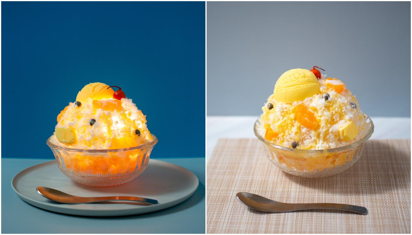  kanapei(かなぺい)_かき氷ランプシェード (マンゴー × 練乳味)