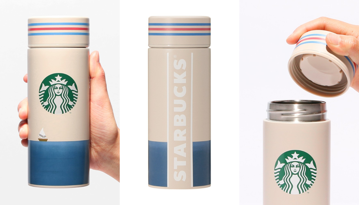 日本星巴克_初夏_SEASIDE GETAWAY_ステンレスボトルシーサイド_不鏽鋼隨身瓶 SEASIDE