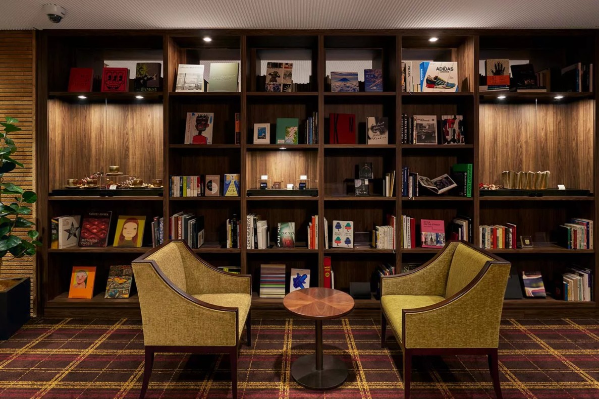 芝公園飯店_shiba park hotel_蔦屋書店監修書櫃