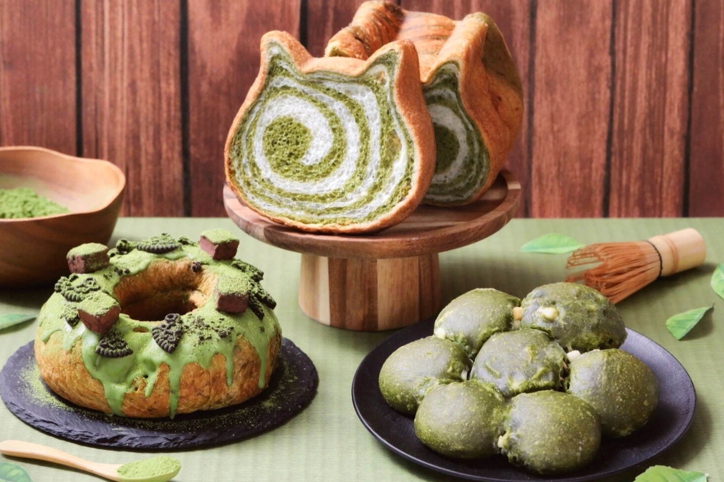 ねこねこ食パン 宇治抹茶_NEKO NEKO 吐司 宇治抺茶