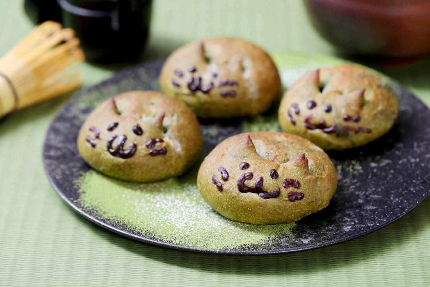 小貓宇治抹茶麵包
