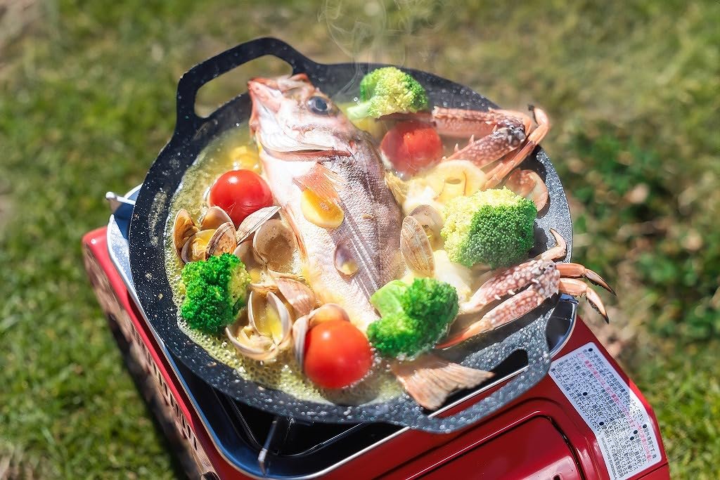 烤盤可帶去露營使用