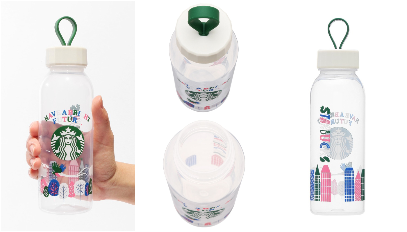 日本星巴克_バイオベース PP ストラップリッドボトル_生物基 PP 綁帶附蓋瓶