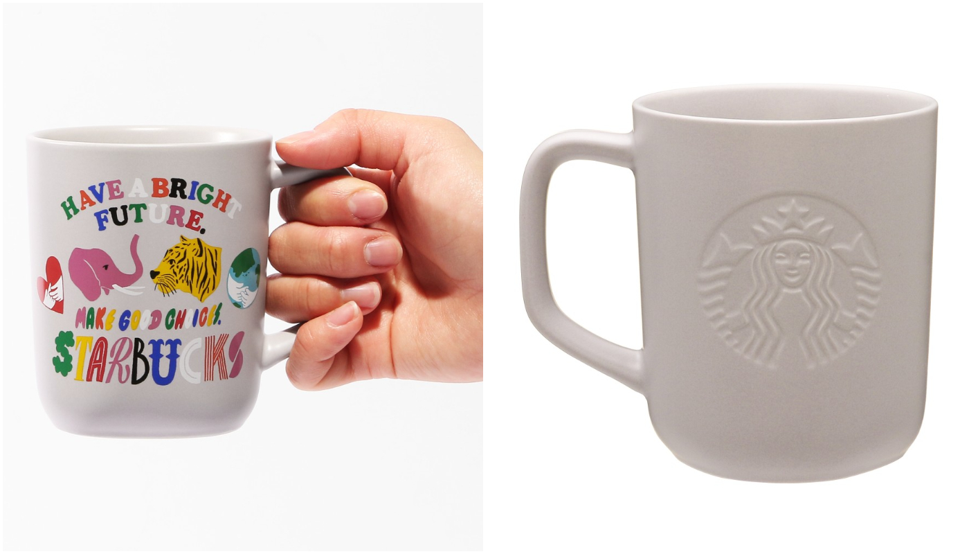 日本星巴克_リサイクルセラミックマググレー_回收再利用陶瓷馬克杯