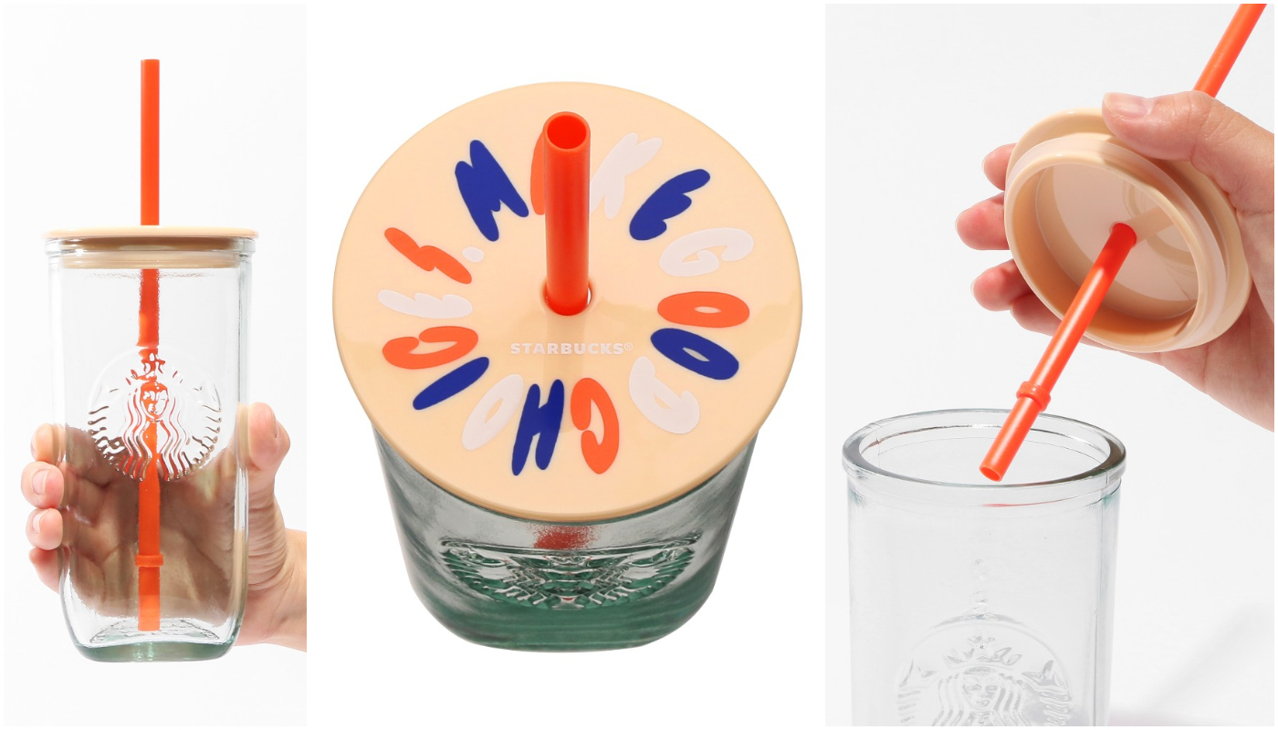 日本星巴克_リサイクルガラスタンブラー_回收再利用玻璃隨行杯