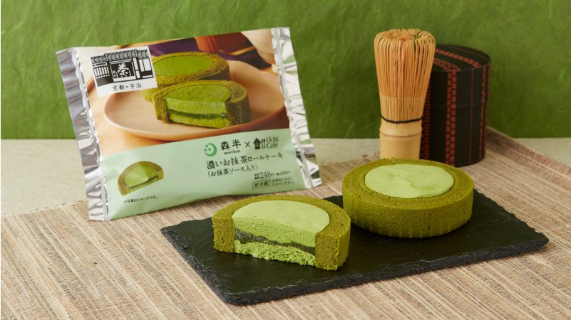 LAWSON_Uchi Café_ 森半聯名甜點_抹茶生乳捲