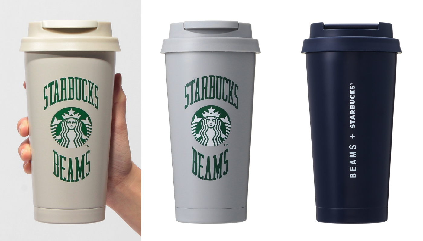 日本星巴克_BEAMS リサイクルステンレス TOGO ロゴタンブラー College Design_隨行杯_不鏽鋼_togo