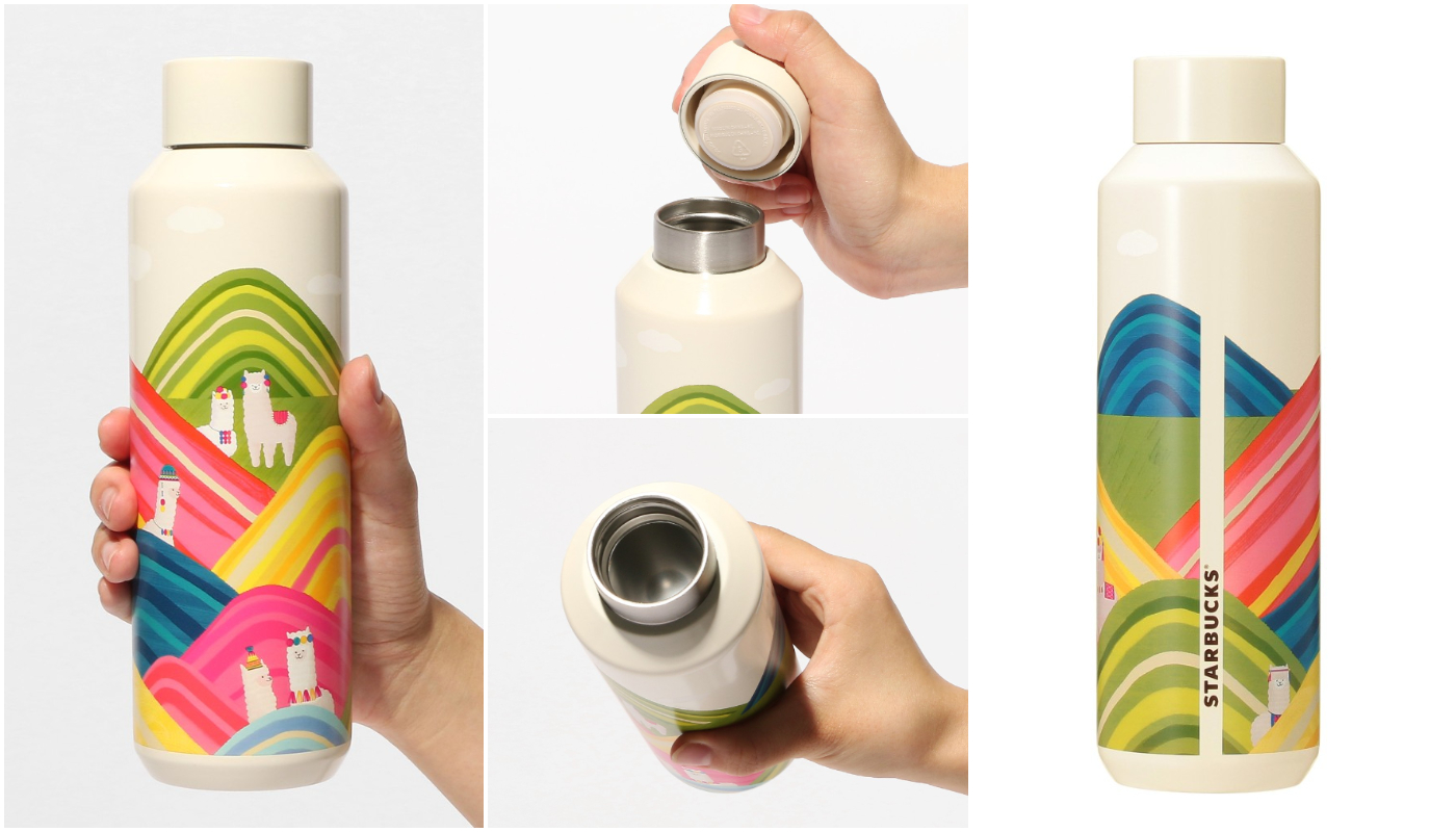 日本星巴克_ステンレスボトルアルパカ_不鏽鋼隨身瓶 羊駝