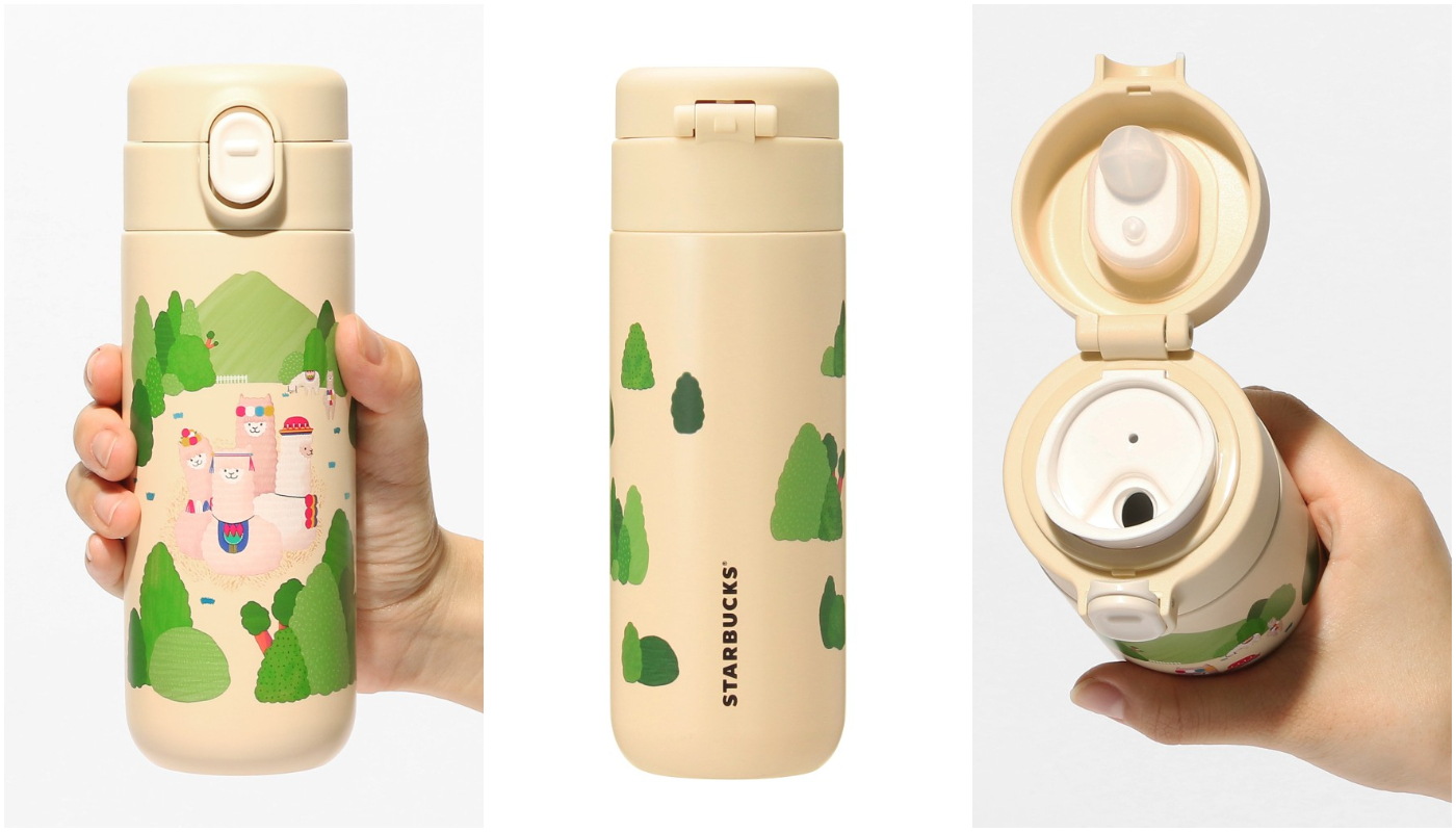 日本星巴克_ステンレスボトルアルパカ_（網路販售限定）不鏽鋼隨身瓶 羊駝