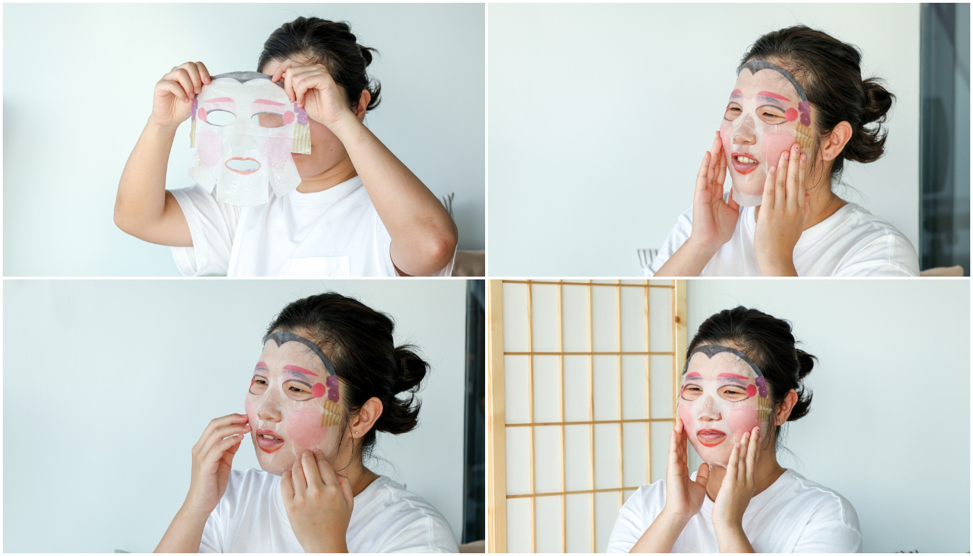 SUNSMILE_ART MASK_藝術面膜_造型面膜_日本製伴手禮_上臉後完全貼合臉部