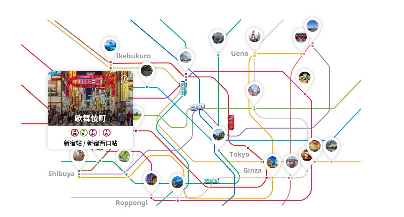 tokyo subway ticket_可搭乘路線