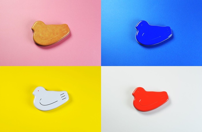 豐島屋鴿子奶油餅乾單片攜帶專用鐵盒