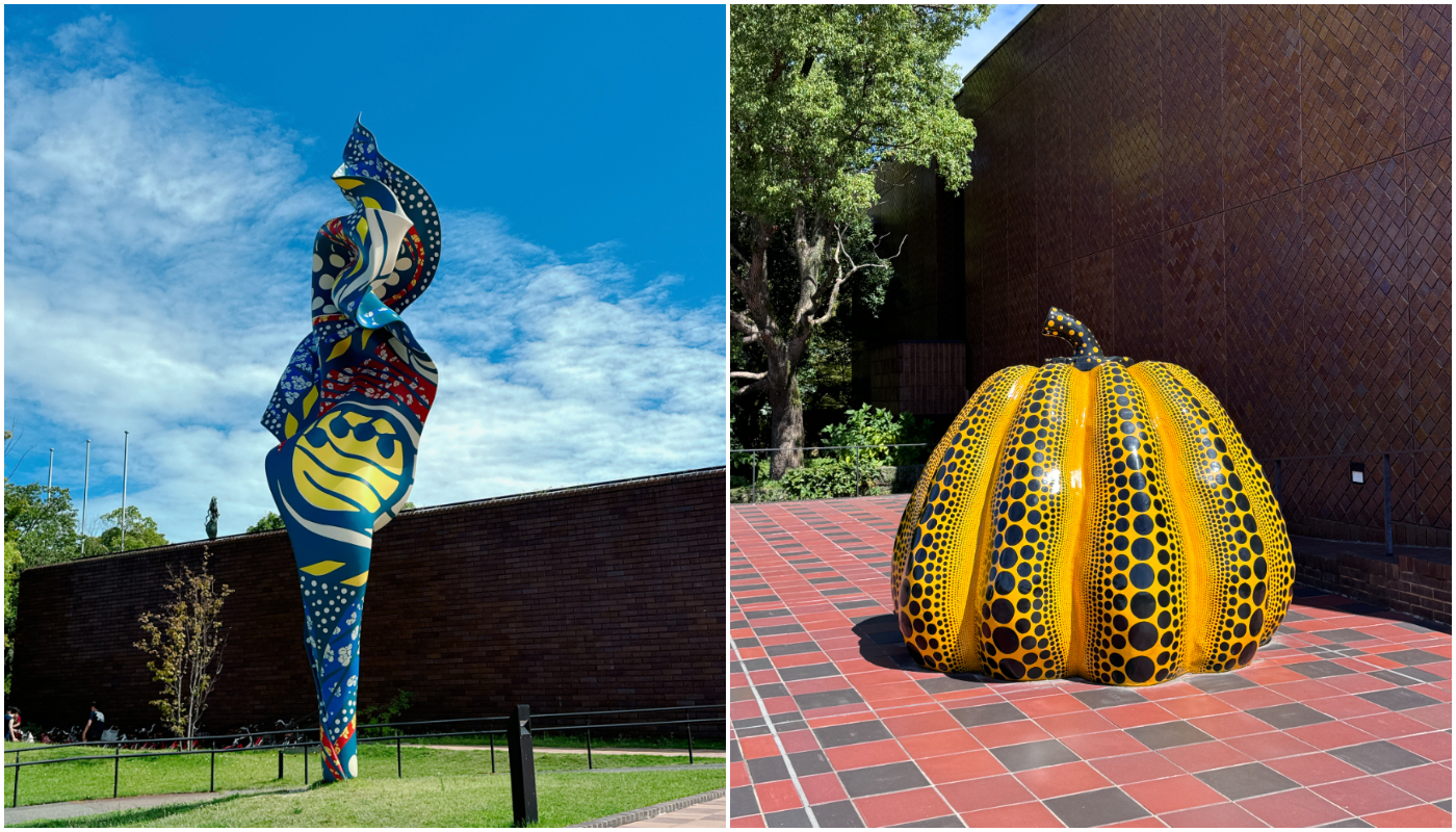 福岡市美術館_戶外雕塑_草間彌生_南瓜