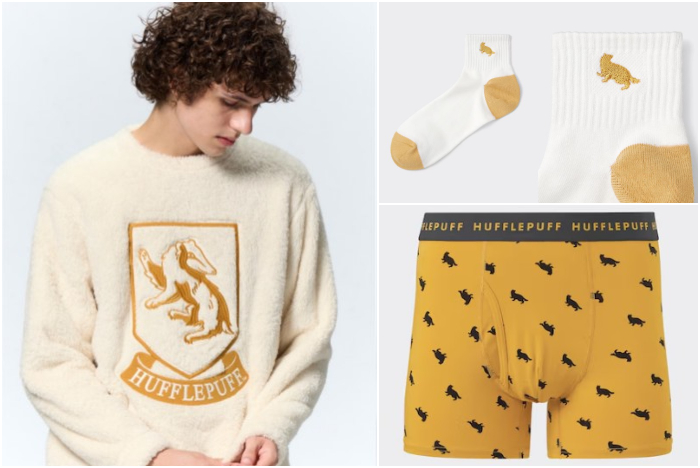 gu_harry potter_哈利波特_赫夫帕夫_HUFFLEPUFF_睡衣_襪子_男用內褲
