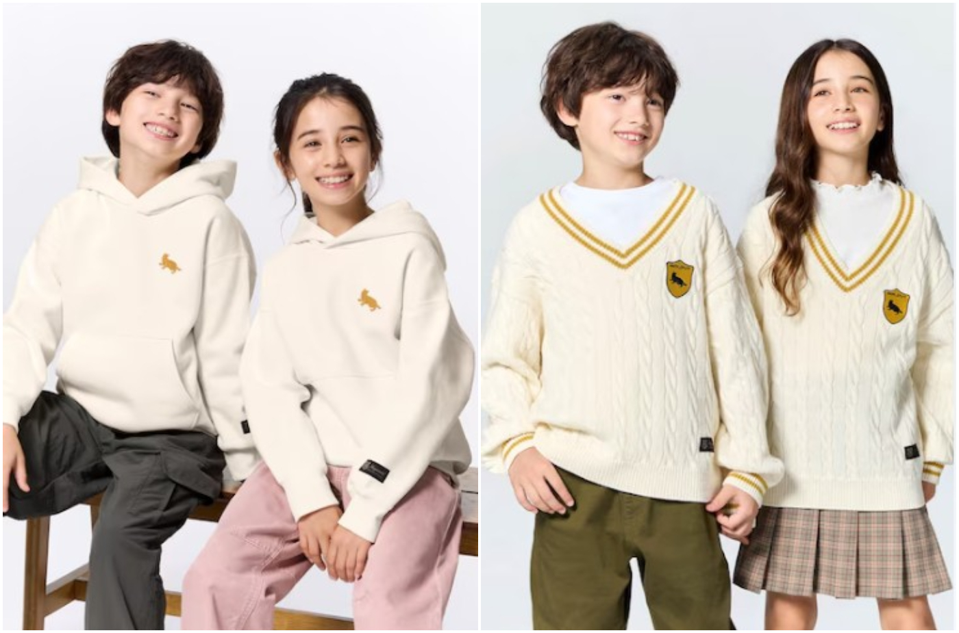 gu_harry potter_哈利波特_赫夫帕夫_HUFFLEPUFF_兒童_帽T_毛衣