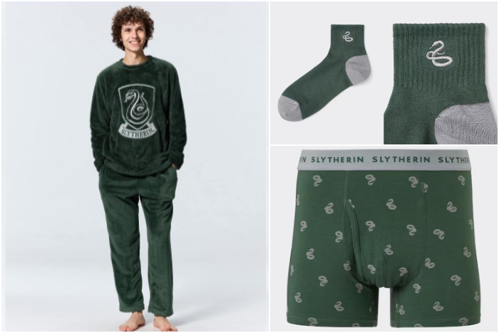 gu_harry potter_哈利波特_史萊哲林_SLYTHERIN_睡衣_襪子_男用內褲
