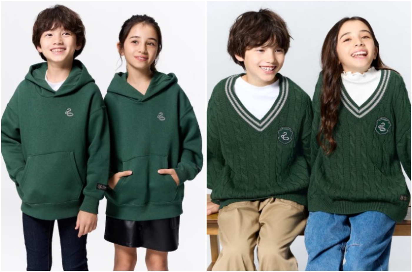 gu_harry potter_哈利波特_史萊哲林_SLYTHERIN_兒童_帽T_毛衣