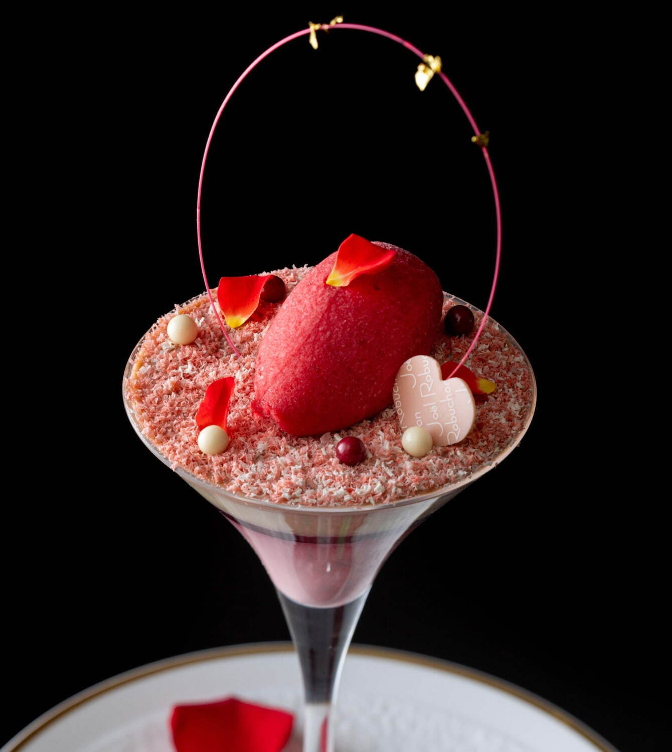 2024年11月_美麗甜點_Le Cafe Joel Robuchon_Le Cafe Joel Robuchon/Marie-Antoinette 茶聖代佐玫瑰香奶油乳酪_マリー・アントワネットティーのパフェ バラ香るクリームチーズをアクセントに