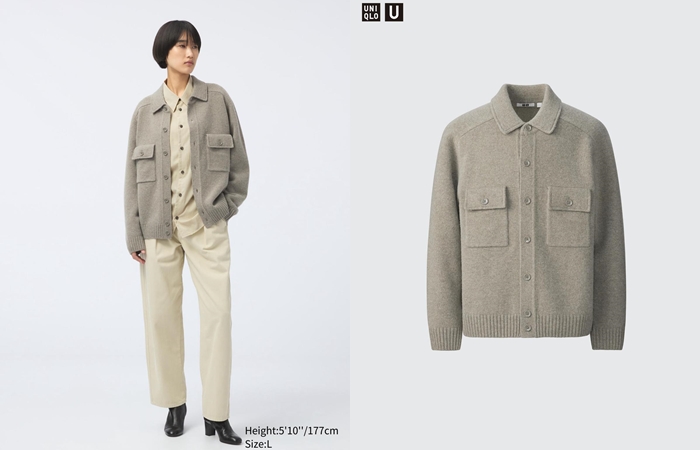 UNIQLO 小羊毛針織外套