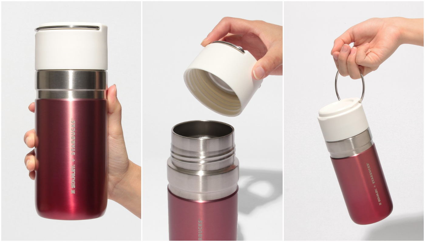 日本星巴克_STARBUCKS_BRIGHT HOLIDAY_ステンレスボトル STANLEY グラデーションクランベリー_不鏽鋼隨身瓶 STANLEY 漸層蔓越莓