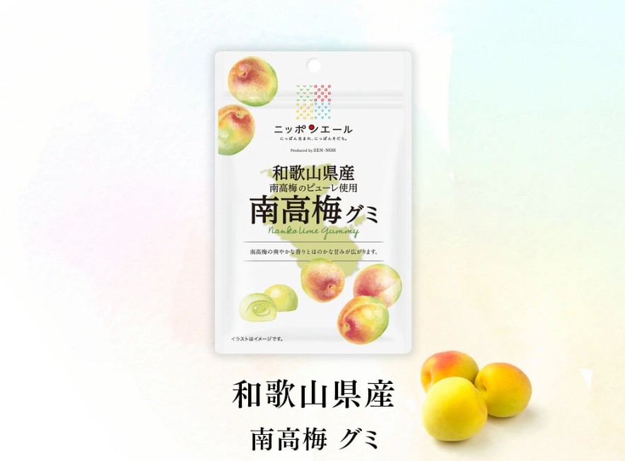 BICCAMERA_全農_NIPPON-YELL_和歌山県産南高梅グミ_和歌山縣產南高梅軟糖