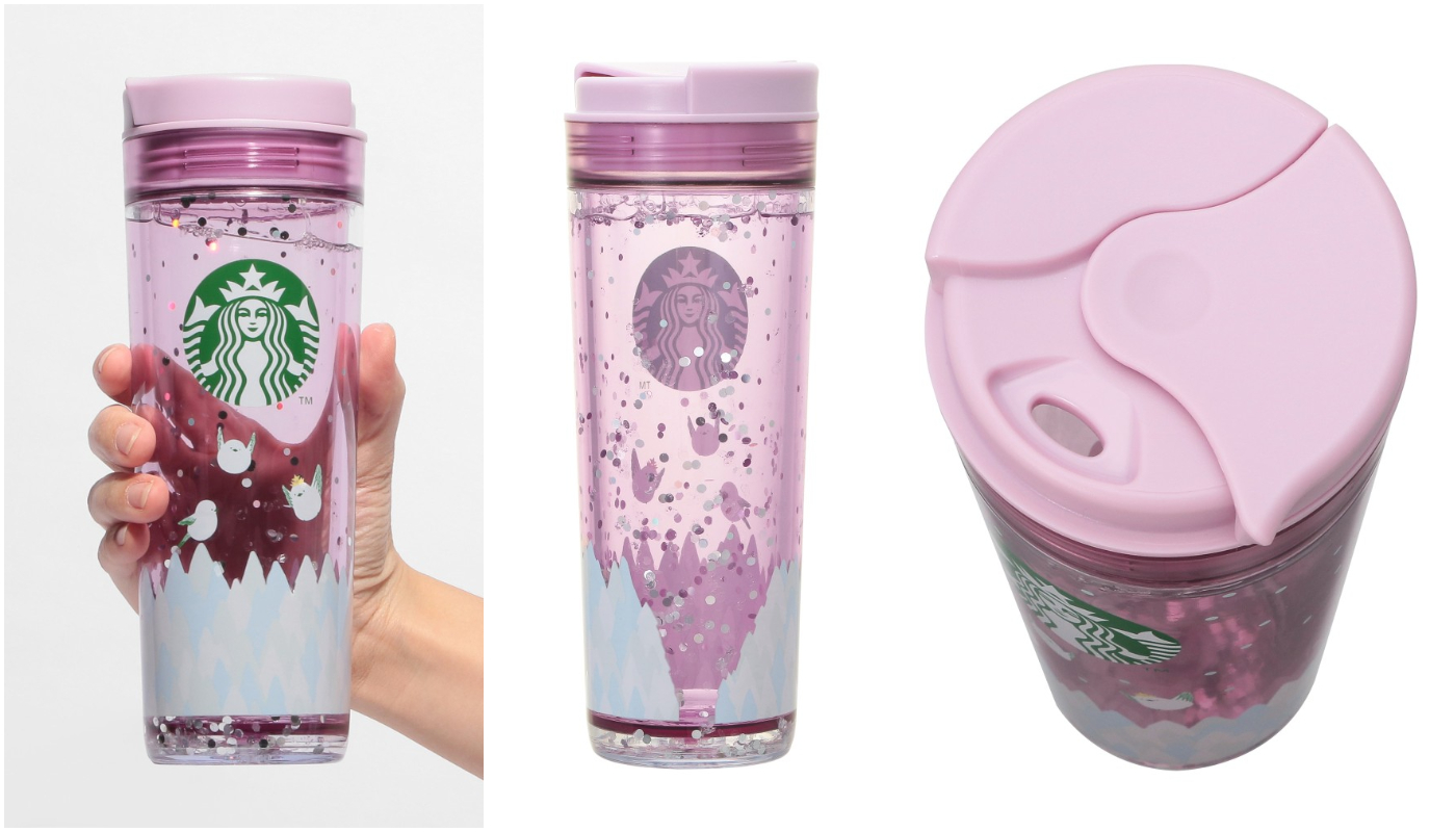 日本星巴克_STARBUCKS_SHINING WINTER_ウォーターインタンブラーシマエナガ_冷水隨身瓶 北長尾山雀