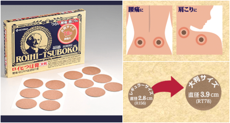 welcia_ROIHI-TSUBOKO 穴位止痛貼 大片