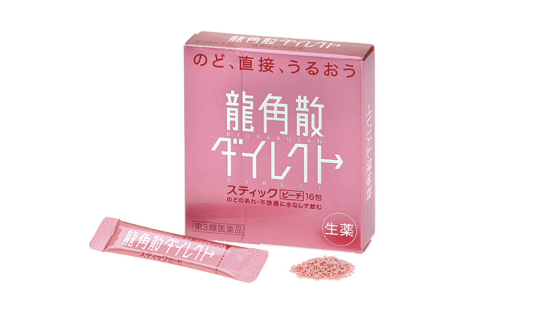 welcia_龍角散 DIRECT STICK 水蜜桃味