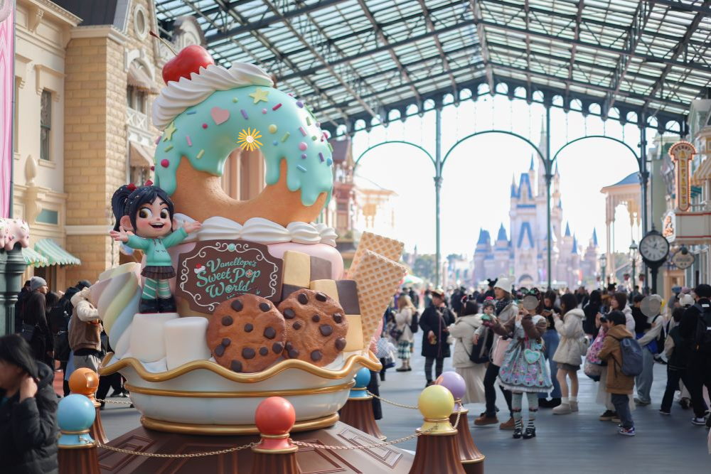 東京迪士尼樂園_tokyo disney land_雲妮露的甜蜜世界園區裝飾