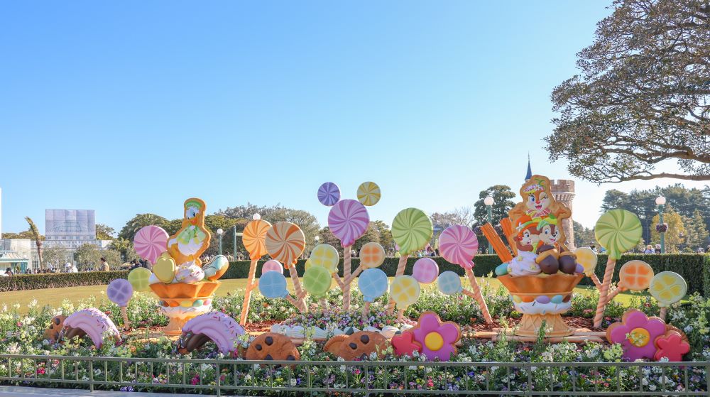 東京迪士尼樂園_tokyo disney land_雲妮露的甜蜜世界園區裝飾