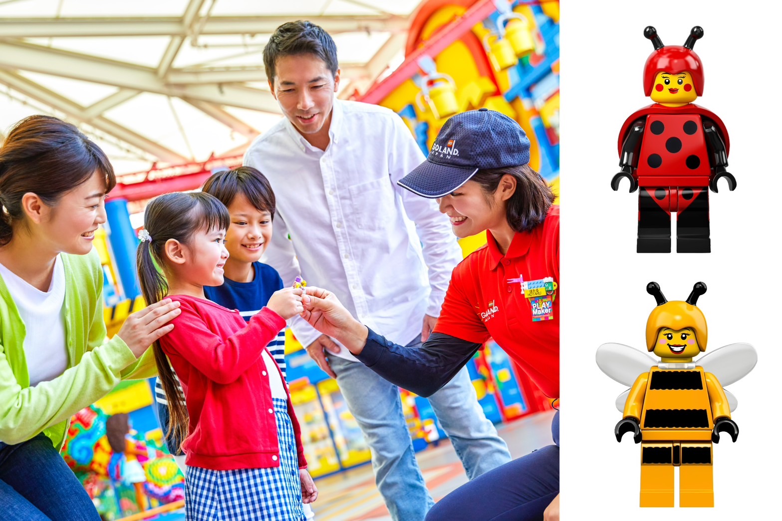 工作人員贈送「朋友貼紙」