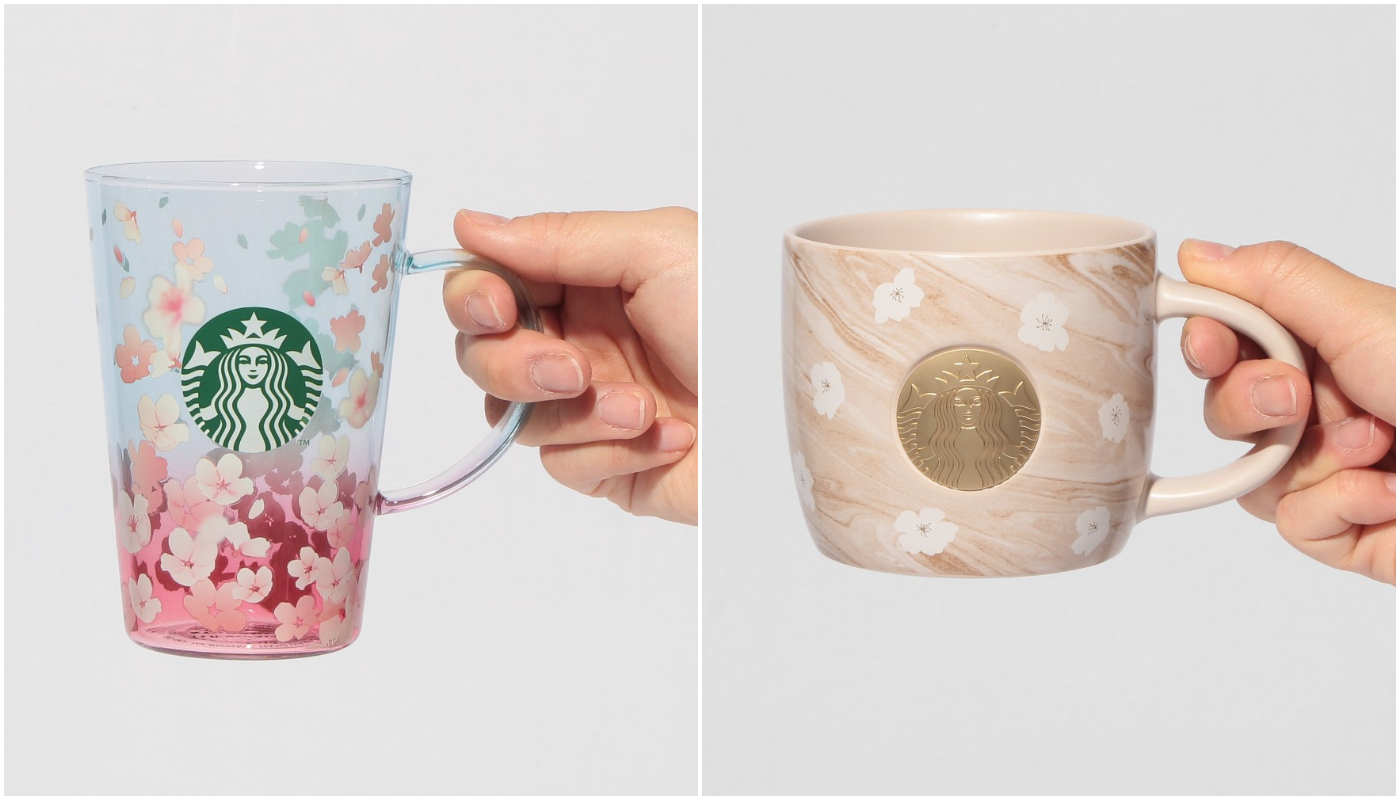 日本星巴克_STARBUCKS_SAKURA DAYTIME_SAKURA2025 マグメダルマーブ ル_SAKURA2025 耐熱グラスマグス プリング シーズン ブレンド