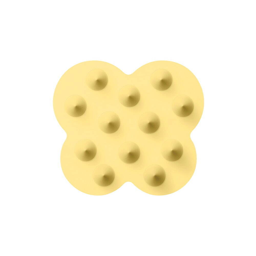 uka東京限定 黃色舒活頭皮按摩刷