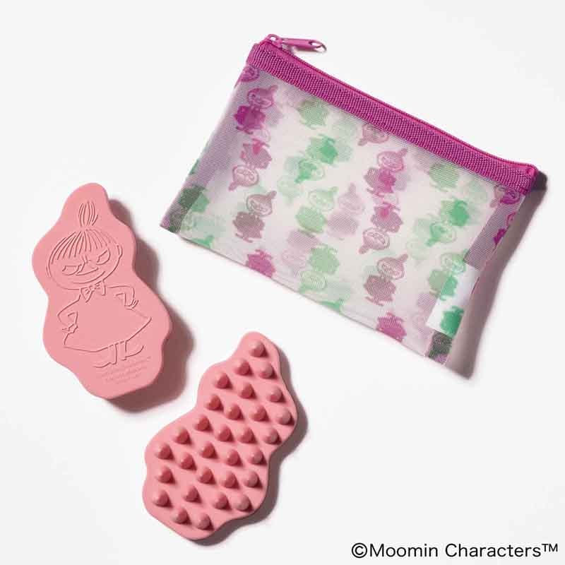 MOOMIN慕敏家族小不點頭皮按摩刷＆網狀收納包