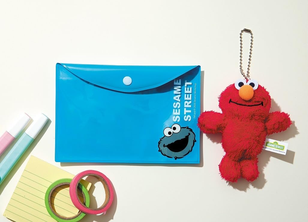 芝麻街娃娃吊飾＆透明收納夾