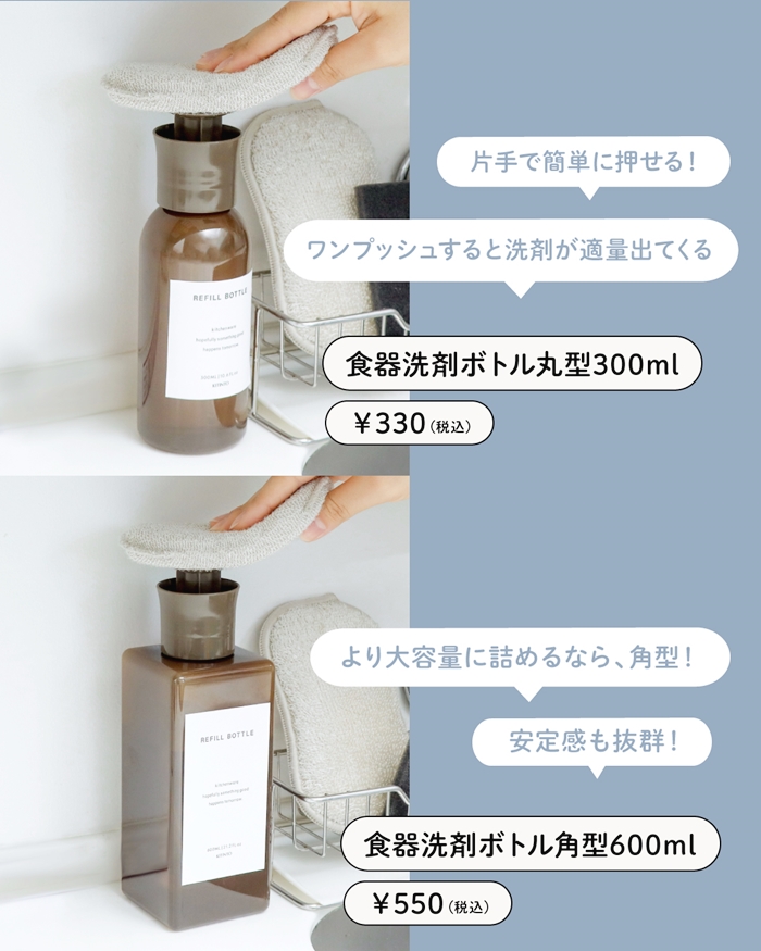 單手壓洗劑瓶