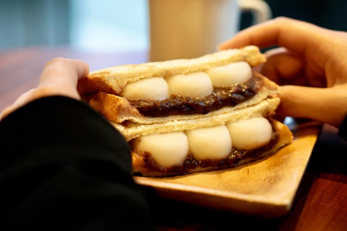 紅豆餡奶油三明治