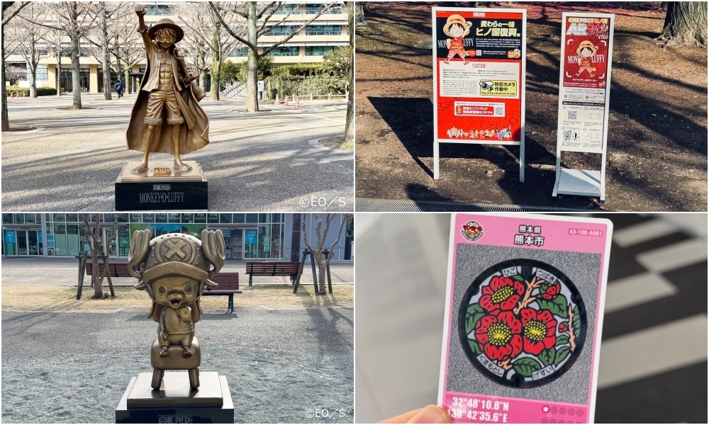 等身大魯夫像跟喬巴像