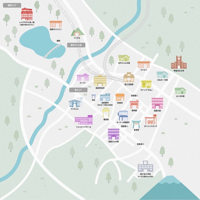 《小鎮星熱點》取景地圖