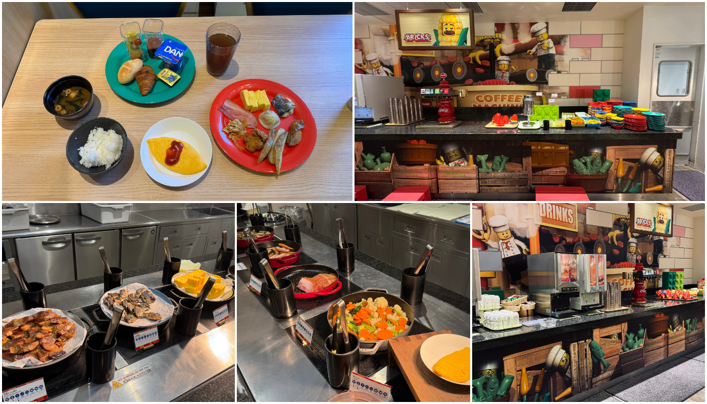 樂高樂園酒店_LEGO LAND hotel_早餐_bricks