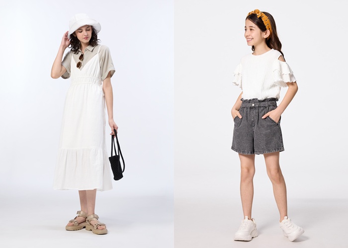 柔軟材質X淺色單品