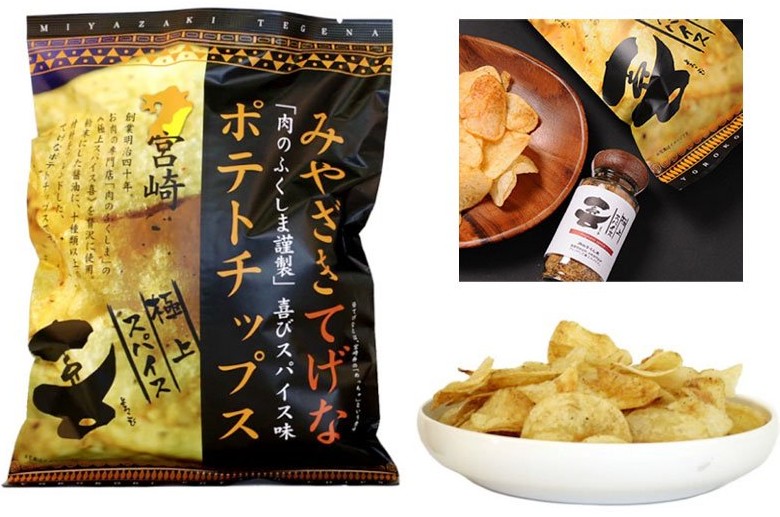 官方推薦必買品項_100種洋芋片_100ポテチ_驚人的洋芋片讓人喜愛的香料味_てげなポテトチップス 喜びスパイス味