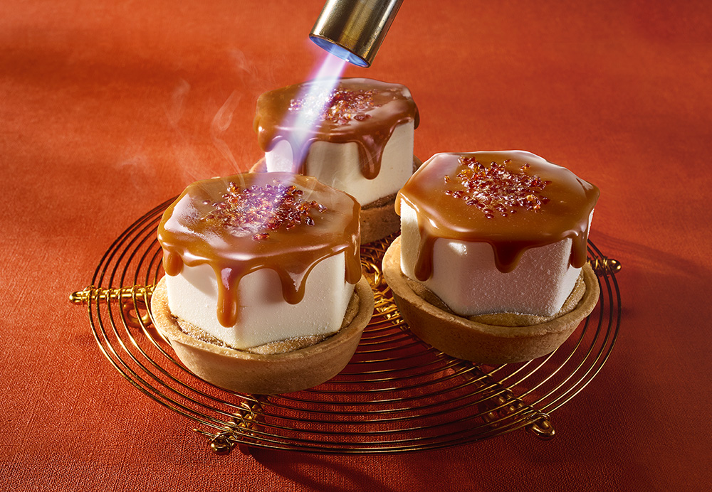 焦糖熔岩起司蛋糕