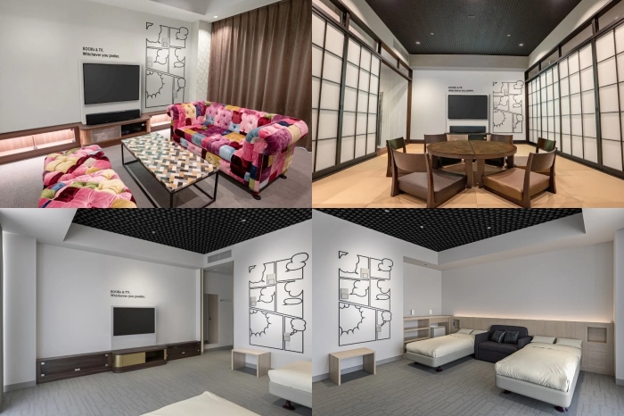 IN THE LIBRARY hotel and books TOKOROZAWA 7種房型