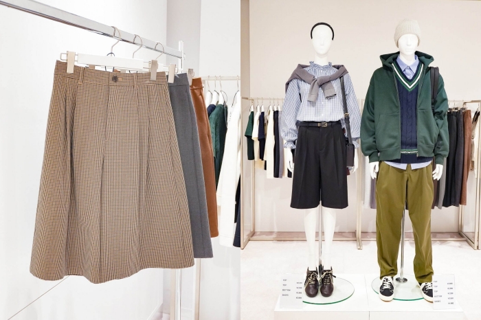 GU2025秋冬新品及膝短褲