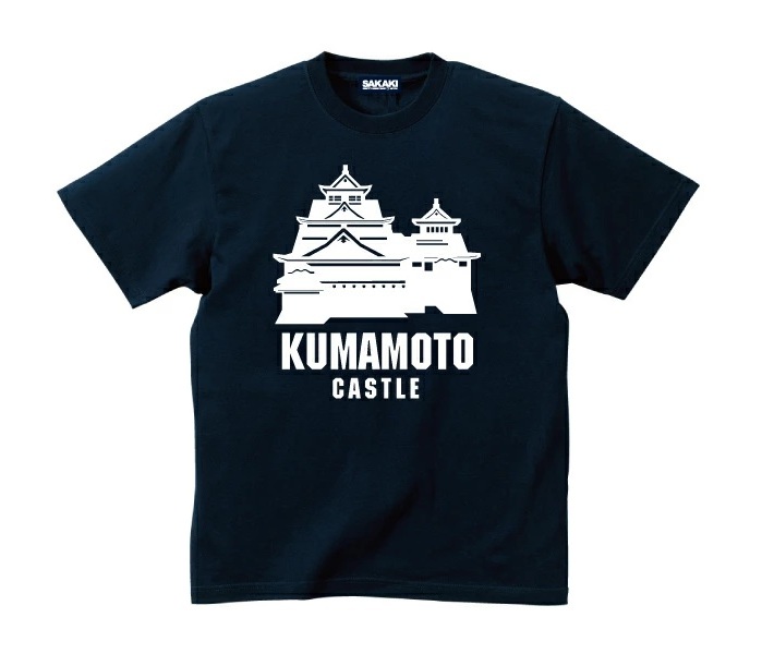 熊本城印花 T 恤