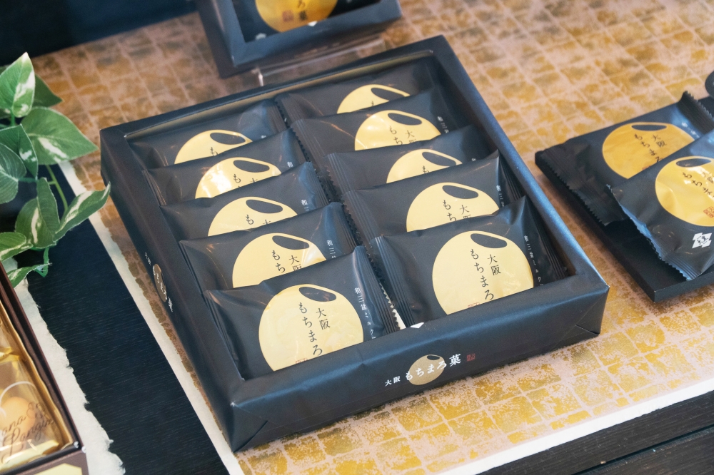 阿彌陀池大黑明星商品二:和三盆牛奶饅頭 大阪麻糬餅