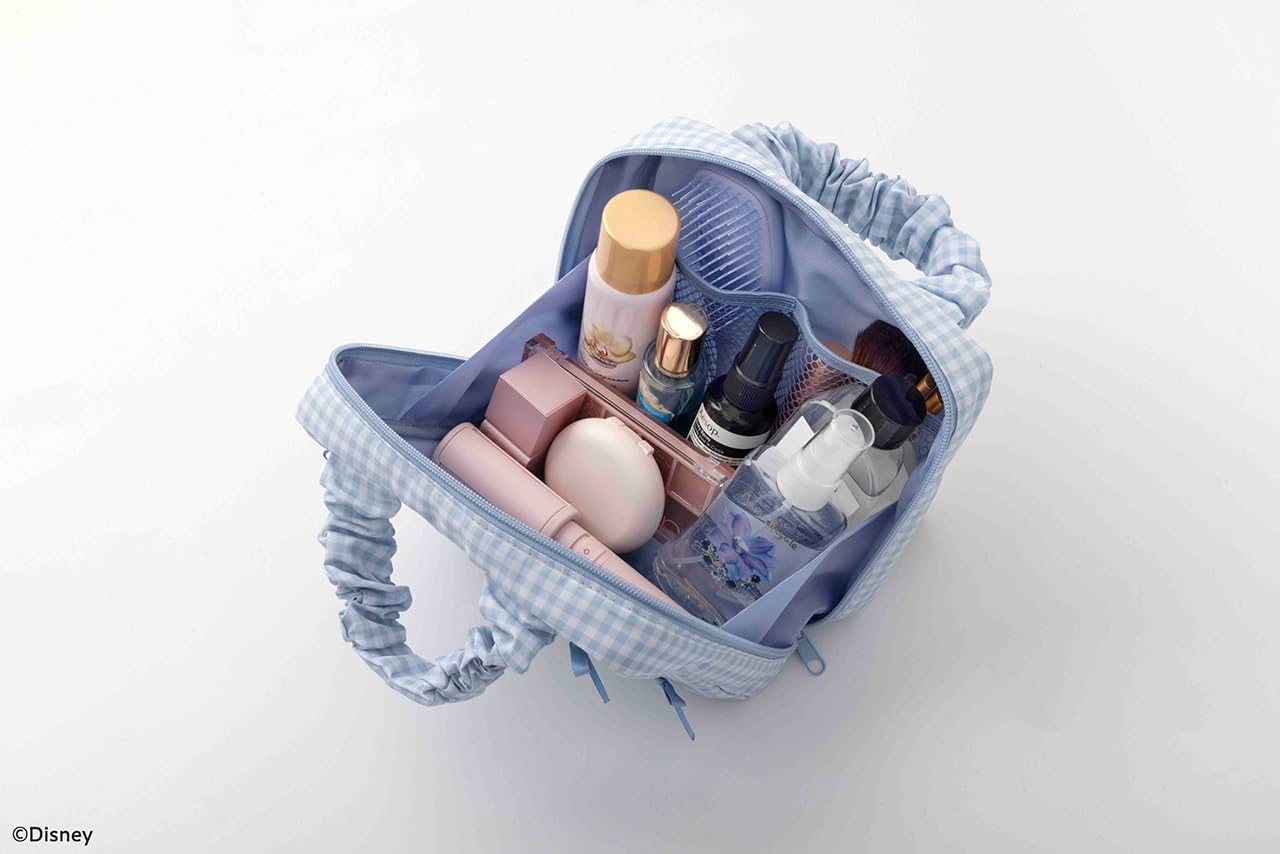 杯麵圖案蝴蝶結化妝包內層